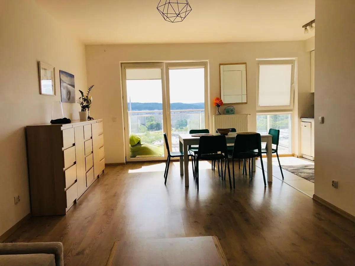 *14Th Floor A Lot Of Sun - Near Baltic Baltic Sea And Reagaen Park - Big Balkoon - Nice View - Private Parking Place - Gdansk Oldtown 20Min And Sopot 10Min Apartament