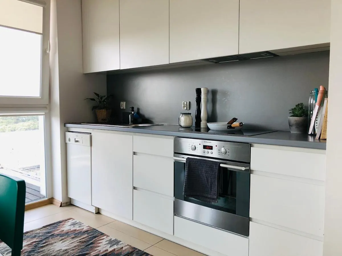 *14Th Floor A Lot Of Sun - Near Baltic Baltic Sea And Reagaen Park - Big Balkoon - Nice View - Private Parking Place - Gdansk Oldtown 20Min And Sopot 10Min Apartament